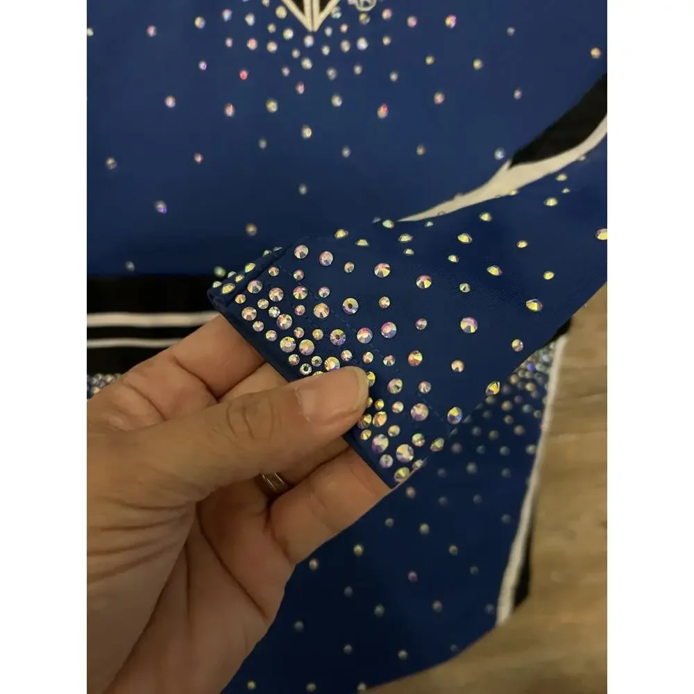 Cheer Athletics All Star Cheer Uniform YL One Piece Bling Rebel Athletic